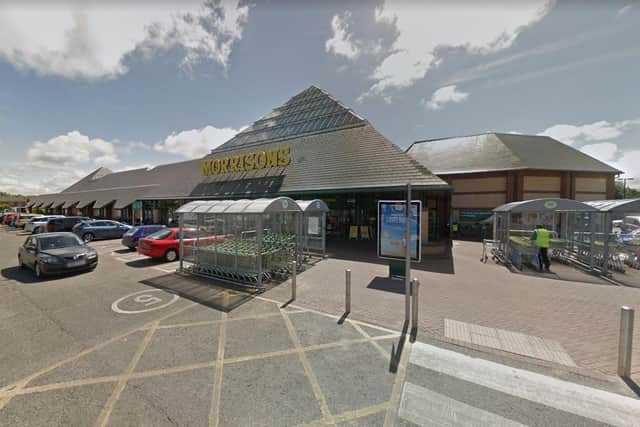 Youths stole wheelchairs from the Morrisons supermarket in Amounderness Way, Cleveleys (Credit: Google)