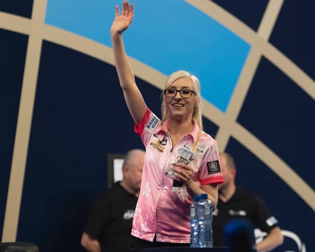 Reigning PDC Women's Series champion Fallon Sherrock
Picture: LAWRENCE LUSTIG/PDC