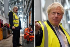 Boris Johnson at Blackpool Transport Depot