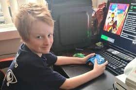 Gaming fan Kian Wardle is trying to boost funds for the charity Sands  (The Stillbirth and Neonatal Death Charity).
