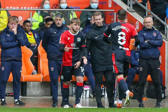 Dan Butterworth featured for Blackburn Rovers at Blackpool earlier this season