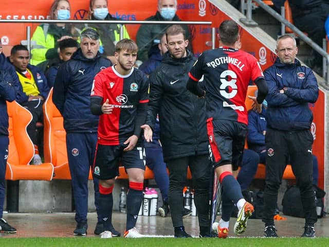 Dan Butterworth featured for Blackburn Rovers at Blackpool earlier this season