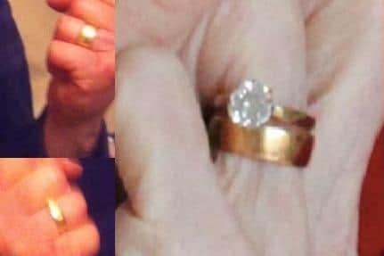 A police investigation is under way after wedding rings were stolen from two elderly patients at Royal Preston and Blackpool Victoria hospitals