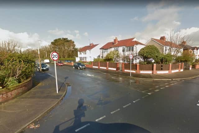 A man was knocked down whilst crossing North Road, near the junction with Clarence Avenue, in Cleveleys at around 9.30am(Thursday, February 10). Pic: Google