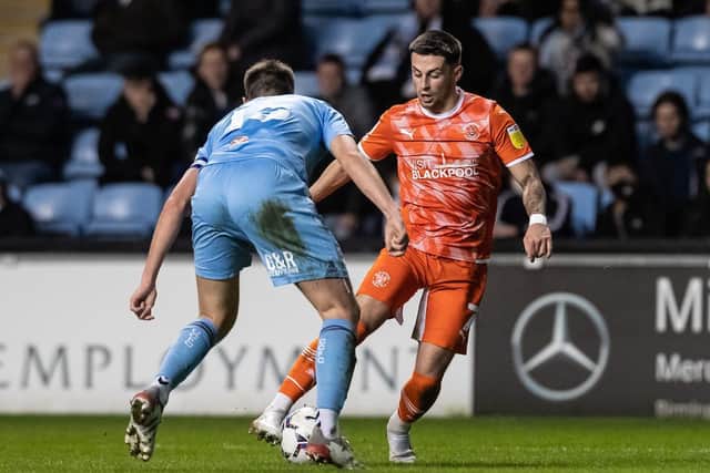 Owen Dale made only his fifth start for the club at Coventry on Tuesday