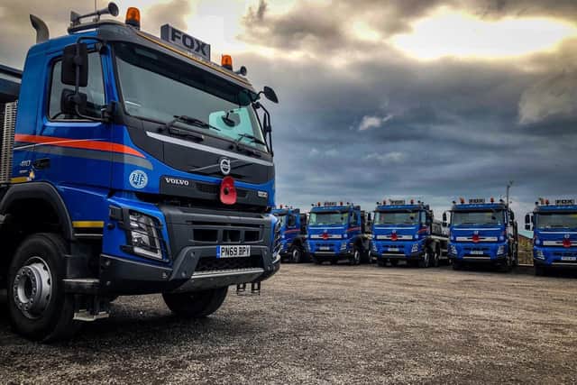 Expanding hauliers group Fox Brothers has bought Blackledge Plant Hire Limited of Bamber Bridge