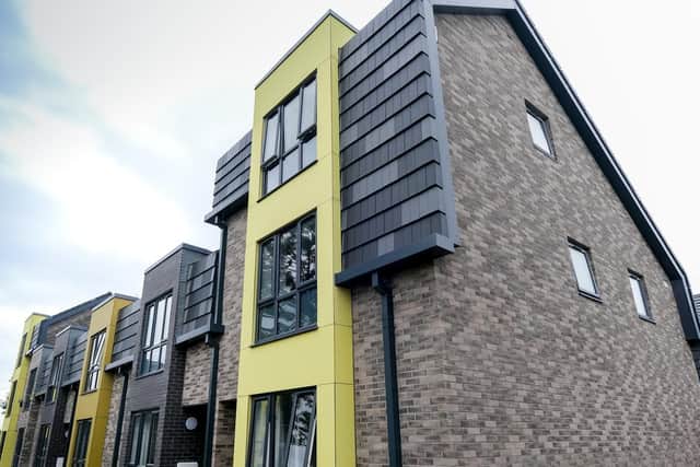 The rise will help fund investment such as these new homes on Mereside