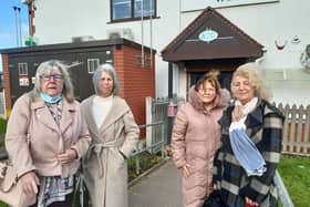 Patients Margaret Seddon, Jenny Fitzsimmons, Isabel Bateman and Susan Carew