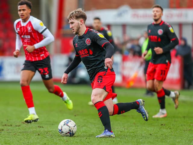 Dan Butterworth continues to get used to his new surroundings at Fleetwood
Picture: SAM FIELDING / PRiME MEDIA IMAGES