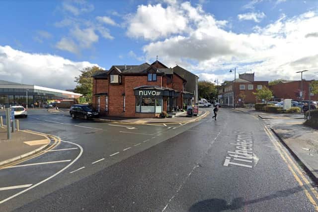 A woman was struck by a car near Nuvo in Tithebarn Street on Wednesday, January 19. (Credit: Google)