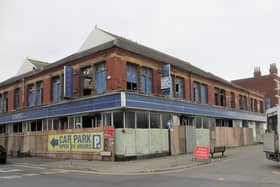 The former Hartes store