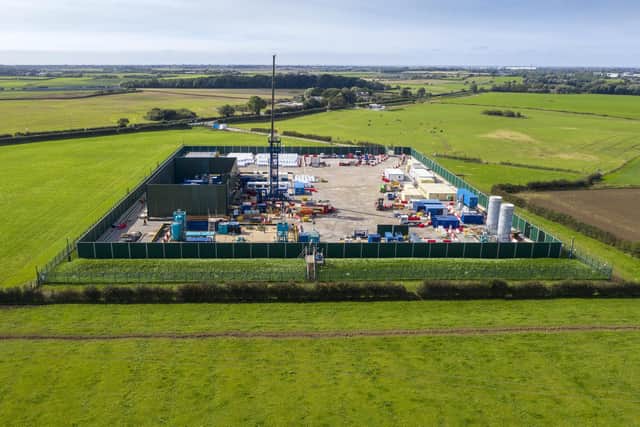 Fracking site