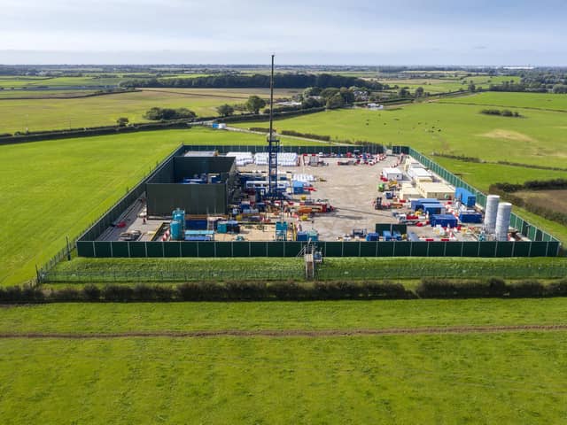 Fracking site