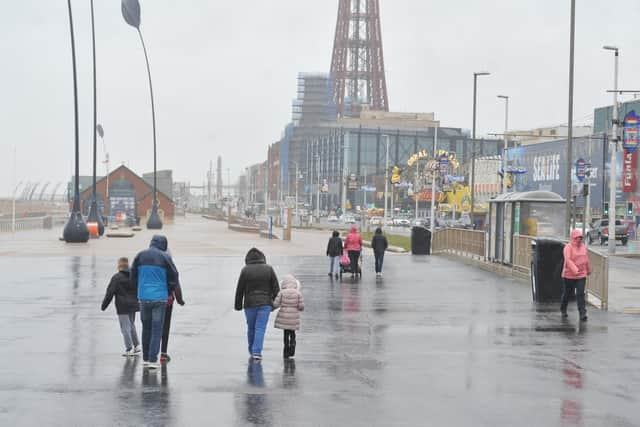 Weather experts at the Met Office have issued an amber weather warning for gale force winds in Lancashire as Storm Eunice strikes the UK today