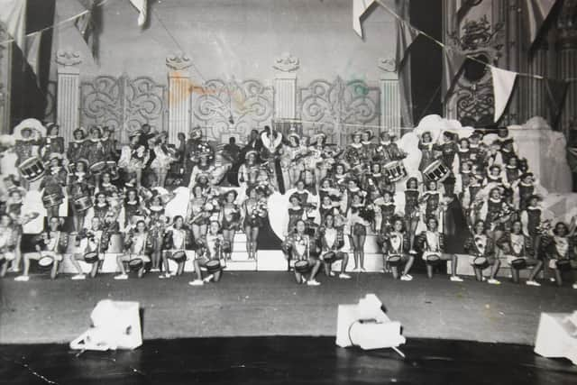 A large-scale routine from the Blackpool Tower Children's Ballet in the 1950s.