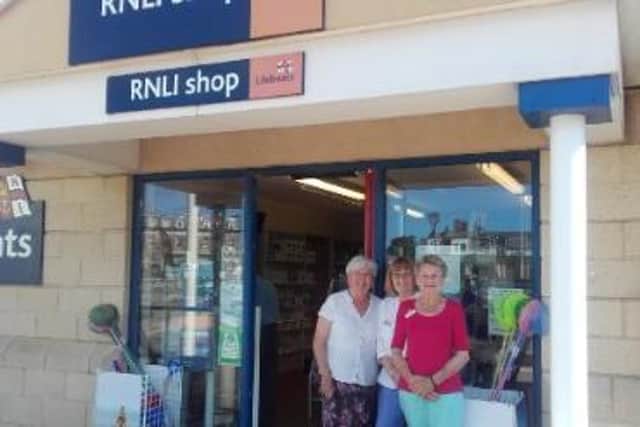 Shop volunteers at Fleetwood RNLI - but the service is now struggling for numbers