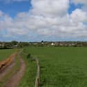 The former grazing land in Poulton which is set to see 103 homes built