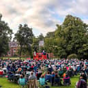 A bumper turnout for a previous outdoor play at Lytham Hall