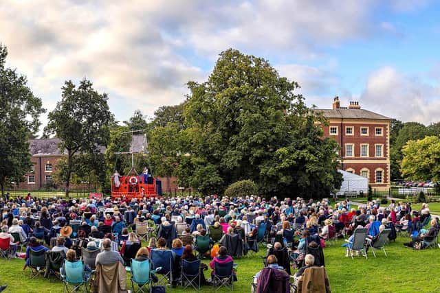 A bumper turnout for a previous outdoor play at Lytham Hall