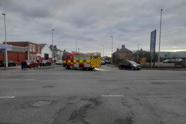Fire crews made the scene safe before police reopened the road at around 10am. Pic credit: David Bailey