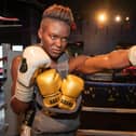 Nicola Adams at Madame Tussauds Blackpool