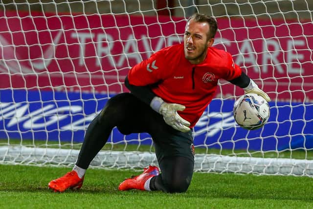 Fleetwood Town keeper Alex Cairns Picture: Sam Fielding/PRiME Media Images Limited