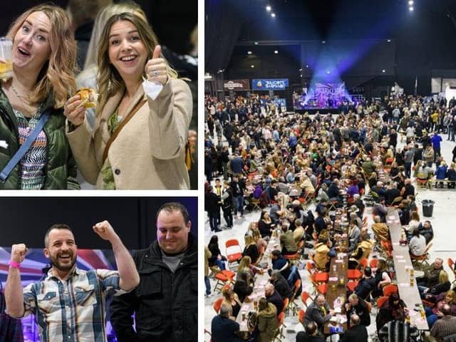 There were plenty of smiles at Blackpool's Sausage and Cider Festival at the Winter Gardens