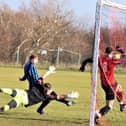 Action from JD Blackpool South v AFC Mina
Picture: KAREN TEBBUTT