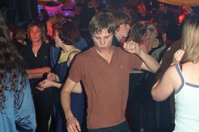 Clubbers at the Main Entrance nightclub, 1998