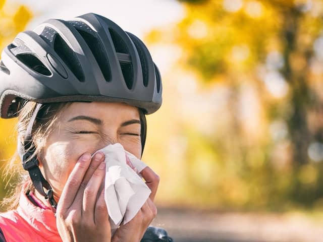 Pollen can cause problems when out cycling (photo: adobe)