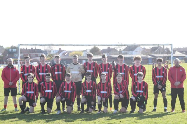 Back in action: Poulton FC Under-16s