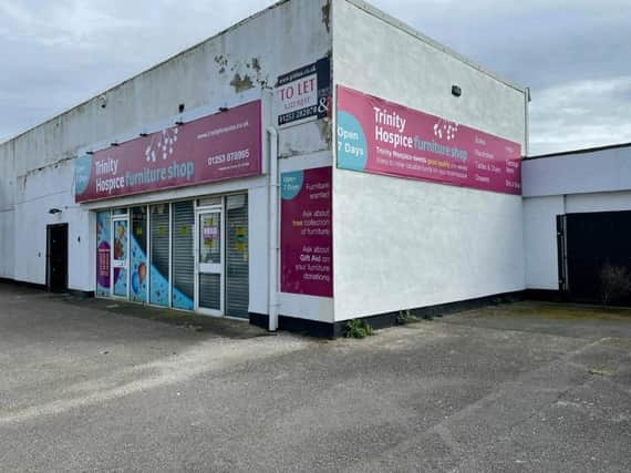 Trinity's new furniture shop on Dock Street, Fleetwood