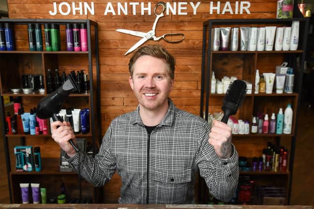 John Anthoney, owner of John Anthoney Hair in Blackpool
