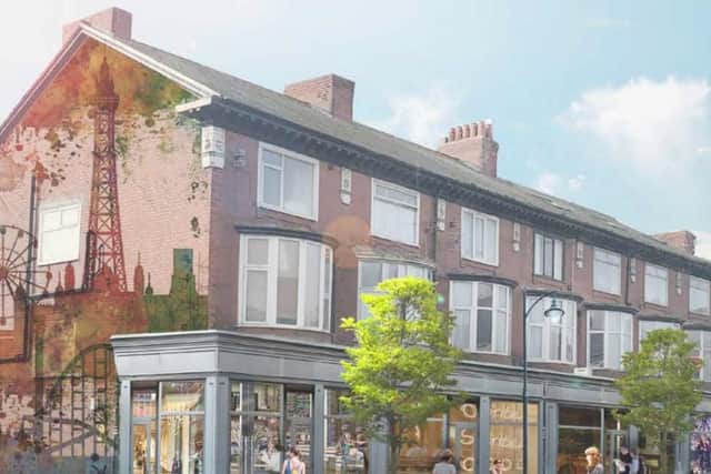 Artist's impression of Central Drive from the Revoe Masterplan