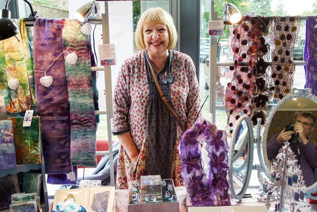 Diane Morrison, of Diana Morrison Designs, Blackpool. Diana is one of the artists, artisans and crafters taking part in an online spring fair in April 2021, organised by Hopeful and Glorious
