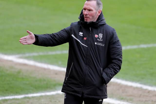 Lincoln City manager Michael Appleton has been praised by Neil Critchley