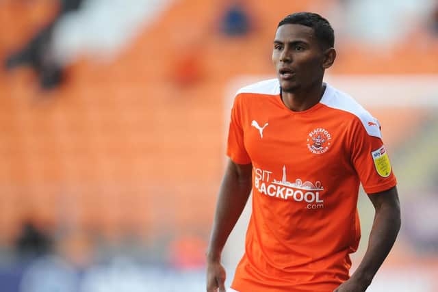 Mitchell was left off Blackpool's subs' bench at Sincil Bank