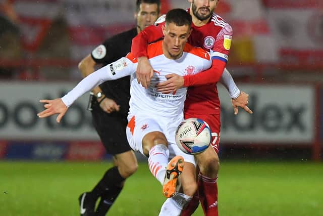 Blackpool and Accrington Stanley drew when the sides met in December