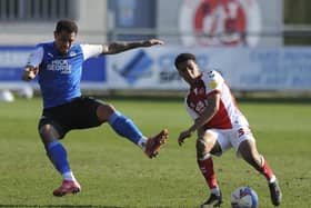 Fleetwood Town defender James Hill Picture: Greig Bertram/PRiME Media Images Limited