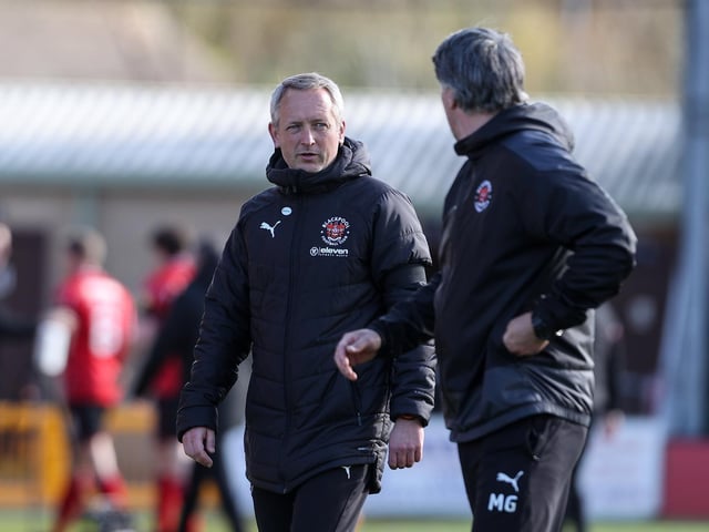 Neil Critchley saw his Blackpool players draw at the weekend