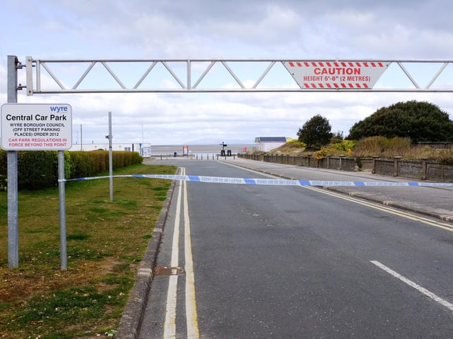 Central car park in Fleetwood had been closed to motorhomes and caravans in line with Government guidance during the pandemic. Photo: Daniel Martino/JPI Media