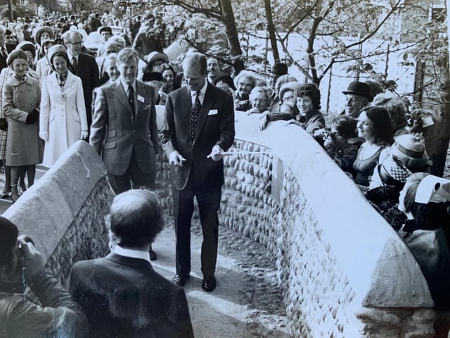 Prince Philip opening Witchwood, between Ansdell and Lytham, in 1974