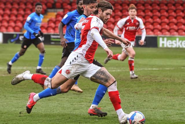 Fleetwood Town's Wes Burns Picture: Stephen Buckley/PRiME Media Images Limited