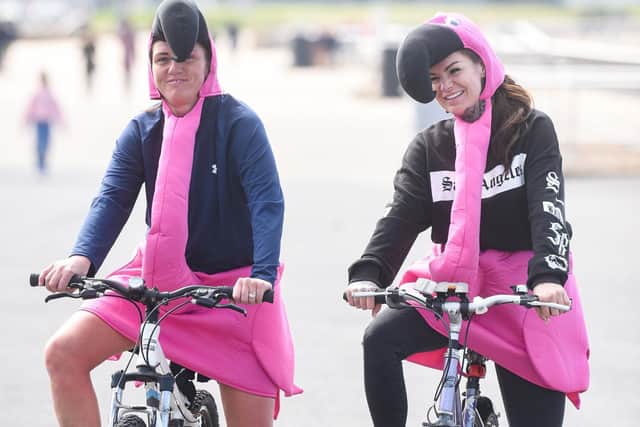 Stefi Jefferson and Jodie Reynolds are out to raise funds  for Stefi's sister Michelle.