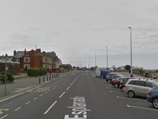 The incident happened in The Esplanade, Fleetwood on Monday, April 12. Picture: Google Images