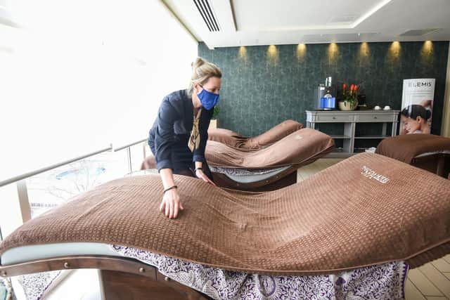 The Spa Hotel is not able to open until May 17, but the spa itself has been welcoming customers this week for a much appreciated spot of pampering