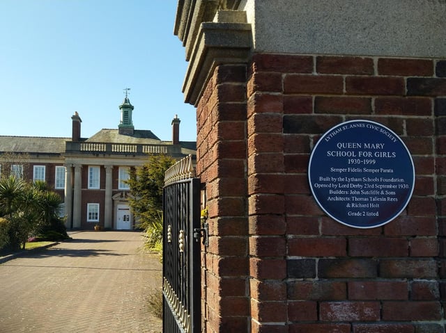 The site of the former Queen Mary School at St Annes