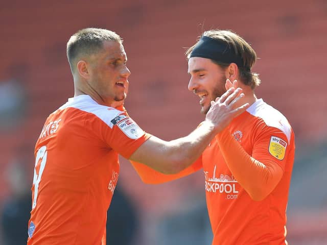 Blackpool's goal came from Luke Garbutt's powerful cross