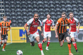 Kyle Vassell opened the scoring for Fleetwood Town at Hull City