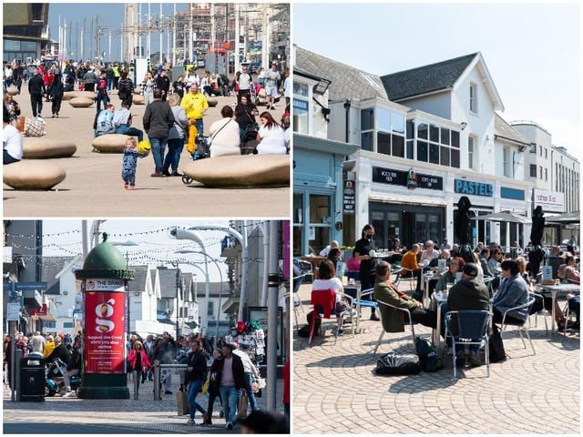 Crowds flocked back to the resort over the first weekend following the easing of lockdown restrictions across the country last week.